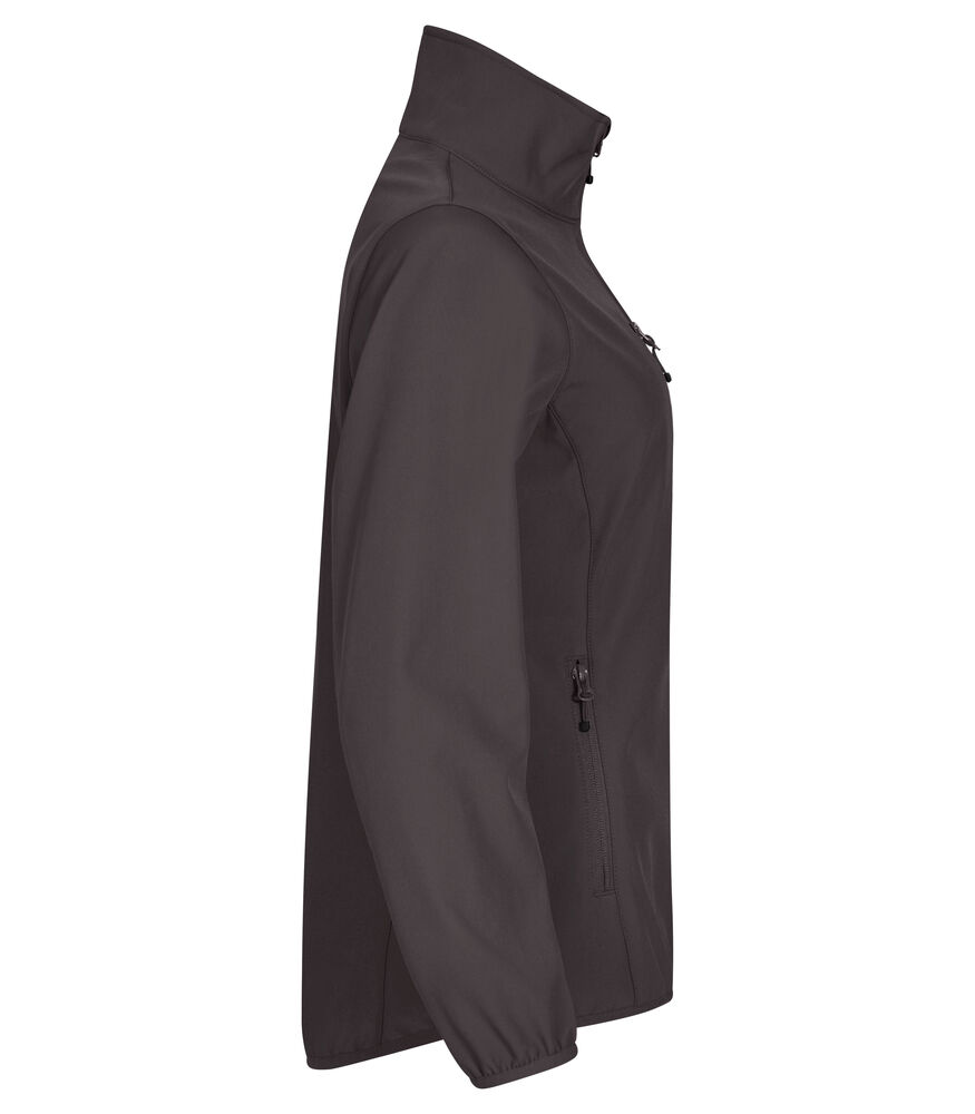 Clique - Classic Softshell Jacket Women Donkergrijs XS